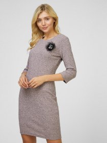 Сукні Sassofono модель A201-SC-17048, ПУДРОВИЙ Фото