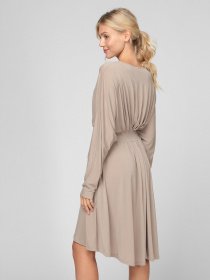 Платья Sassofono модель A201-SC-17063, БЕЖЕВИЙ Фото