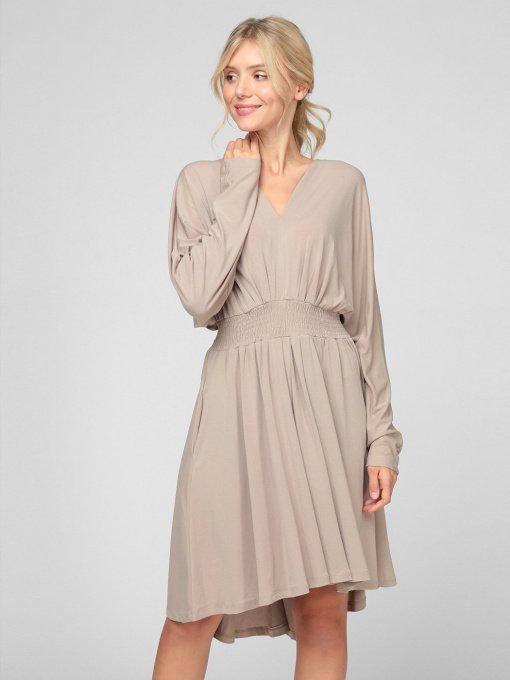 Сукні Sassofono модель A201-SC-17063, БЕЖЕВИЙ Фото