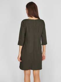 Сукня міні Sassofono модель A201-SC-1742, ХАКІ Сукня міні Sassofono модель A201-SC-1742, ХАКІ Фото