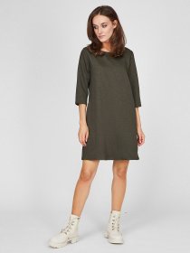 Сукня міні Sassofono модель A201-SC-1742, ХАКІ Сукня міні Sassofono модель A201-SC-1742, ХАКІ Фото