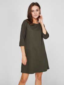 Сукня міні Sassofono модель A201-SC-1742, ХАКІ Сукня міні Sassofono модель A201-SC-1742, ХАКІ Фото