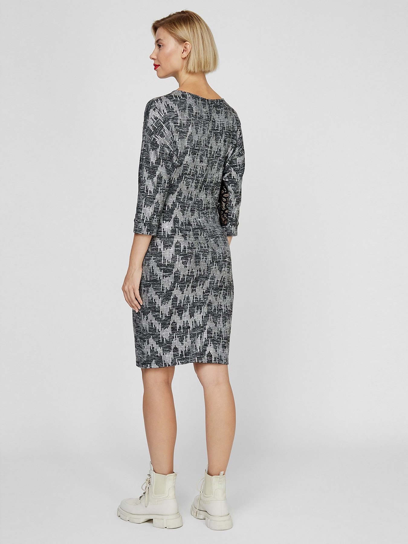 Сукня міні Sassofono модель A201-SC-19222, СРІБНИЙ Фото