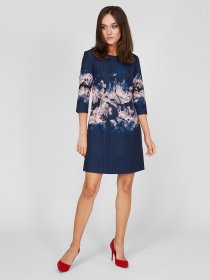 Платья Sassofono модель A201-SC-19239, СИНІЙ Фото