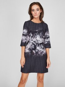 Платье мини Sassofono модель A201-SC-19239, ЧОРНИЙ Платье мини Sassofono модель A201-SC-19239, ЧОРНИЙ Фото