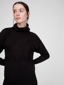 Платье миди Sassofono модель A201-SC-27602, ЧОРНИЙ Фото