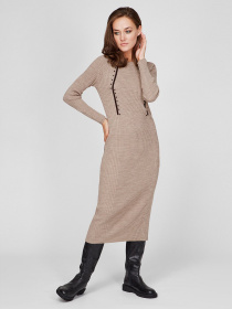 Платья Sassofono модель A201-SC-27621, НОРКОВИЙ Фото