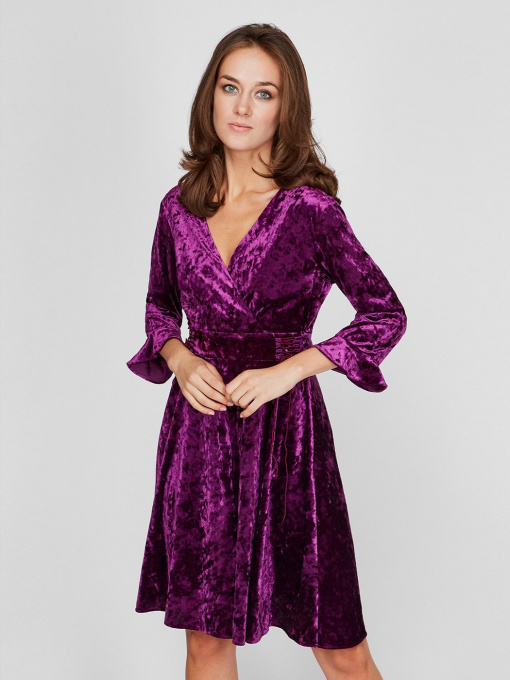 Платья Sassofono модель A201-SC-2817, ФІОЛЕТОВИЙ Фото