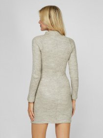 Платья Sassofono модель A201-SC-4221, БЕЖЕВИЙ Фото