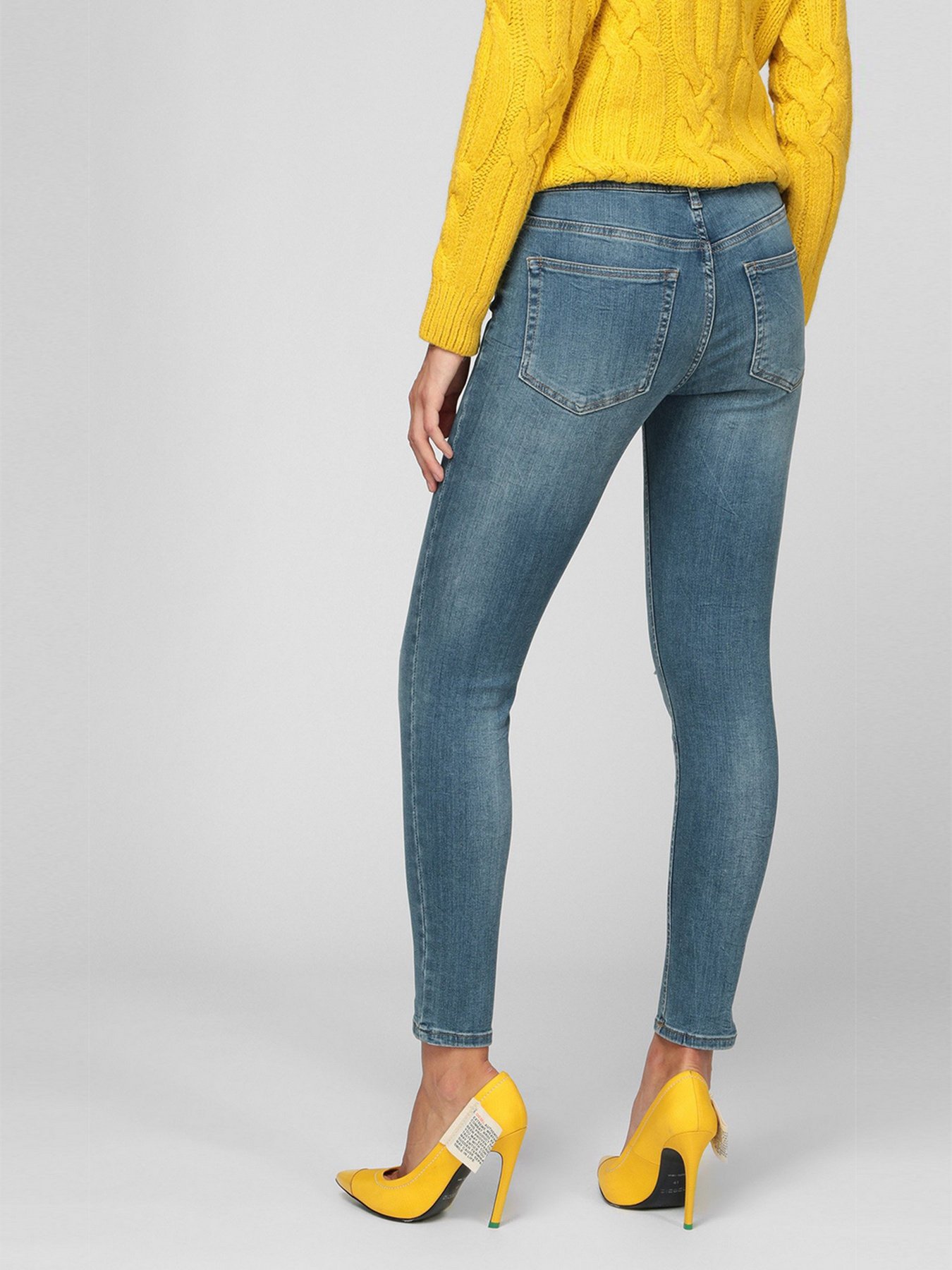 Скинни джинсы Sassofono модель A201-SF-686011, Блакитний-1 Фото