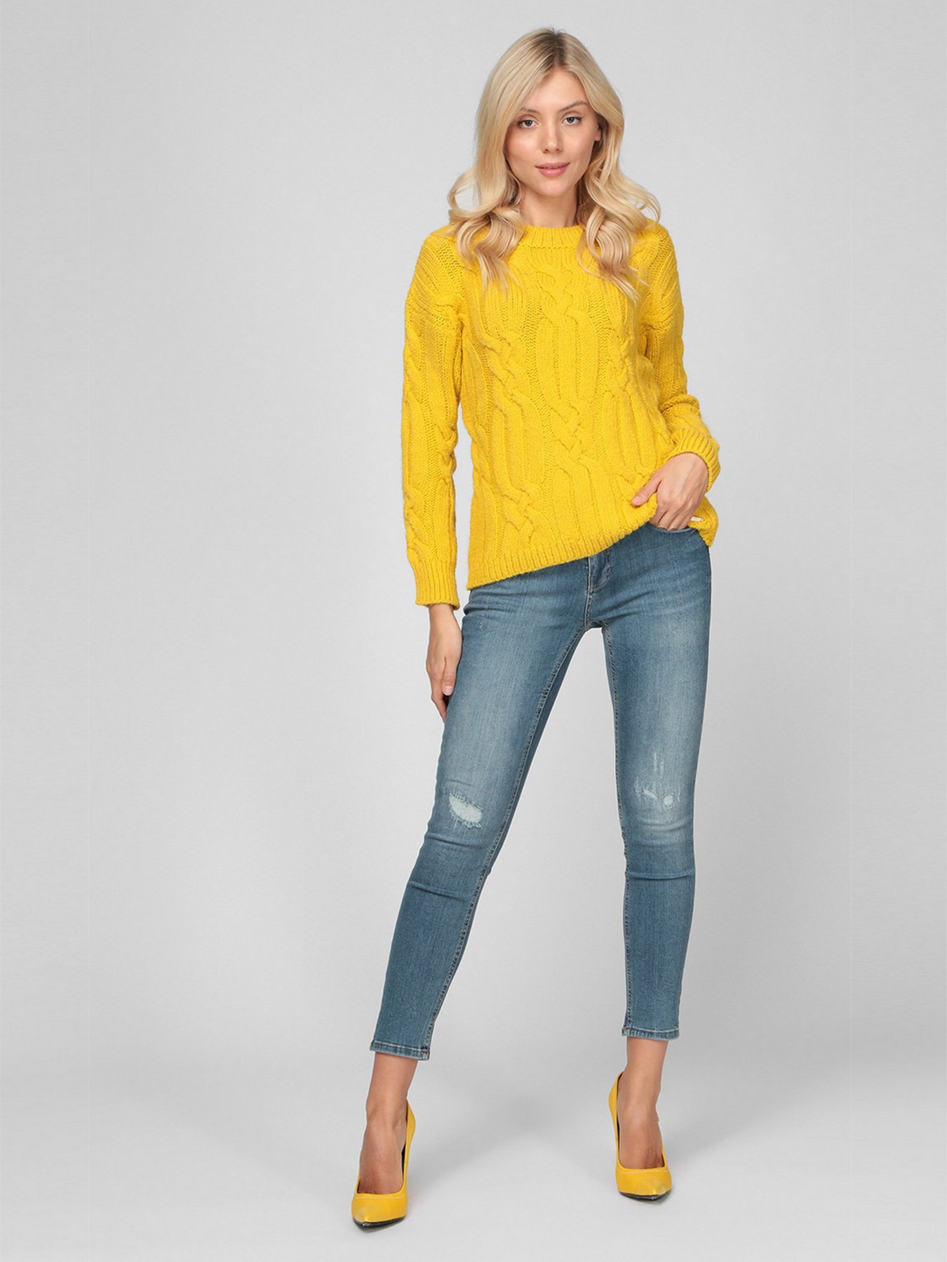 Скинни джинсы Sassofono модель A201-SF-686011, Блакитний-1 Фото