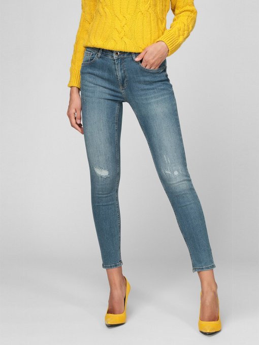 Скинни джинсы Sassofono модель A201-SF-686011, Блакитний-1 Фото