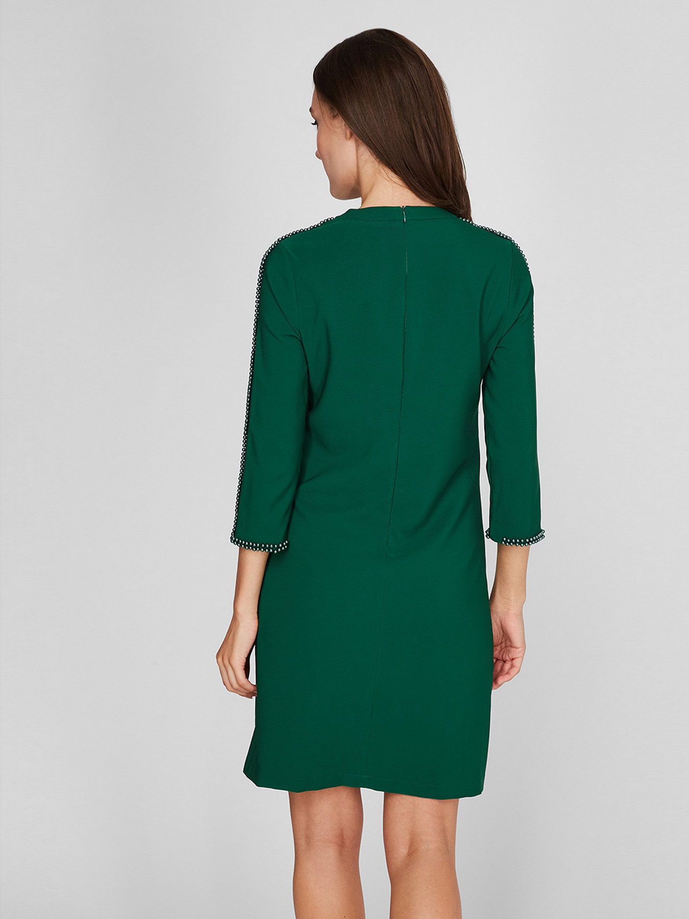 Платье мини Sassofono модель A201-SC-4259, ЗЕЛЕНИЙ Фото