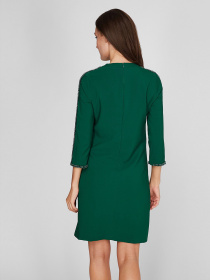 Платье мини Sassofono модель A201-SC-4259, ЗЕЛЕНИЙ Фото