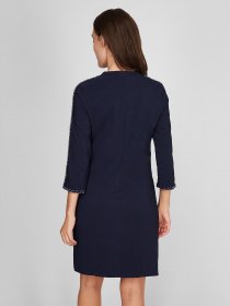 Платье мини Sassofono модель A201-SC-4259, СИНІЙ Фото