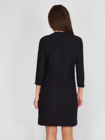 Платье мини Sassofono модель A201-SC-4259, ЧОРНИЙ Платье мини Sassofono модель A201-SC-4259, ЧОРНИЙ Фото