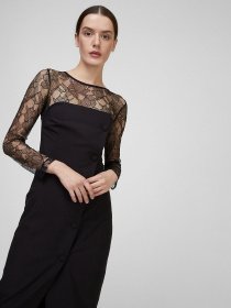 Платья Sassofono модель A201-SC-4262, ЧОРНИЙ Фото