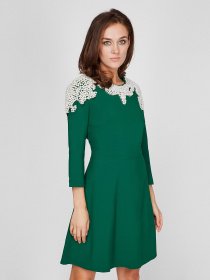 Платья Sassofono модель A201-SC-4265, ЗЕЛЕНИЙ Фото