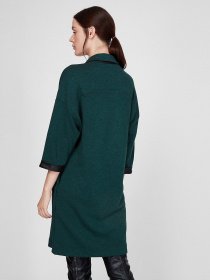 Платье мини Sassofono модель A201-SC-5380, ЗЕЛЕНИЙ Фото