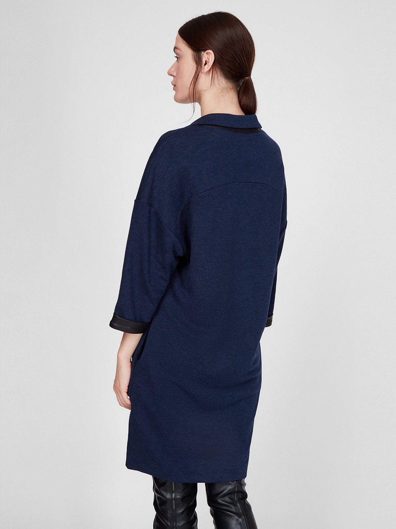 Платье мини Sassofono модель A201-SC-5380, СИНІЙ Фото