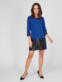 Платья Sassofono модель A201-SC-5387, БЛАКИТНИЙ Фото