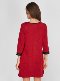 Платья Sassofono модель A201-SC-5387, ЧЕРВОНИЙ Фото