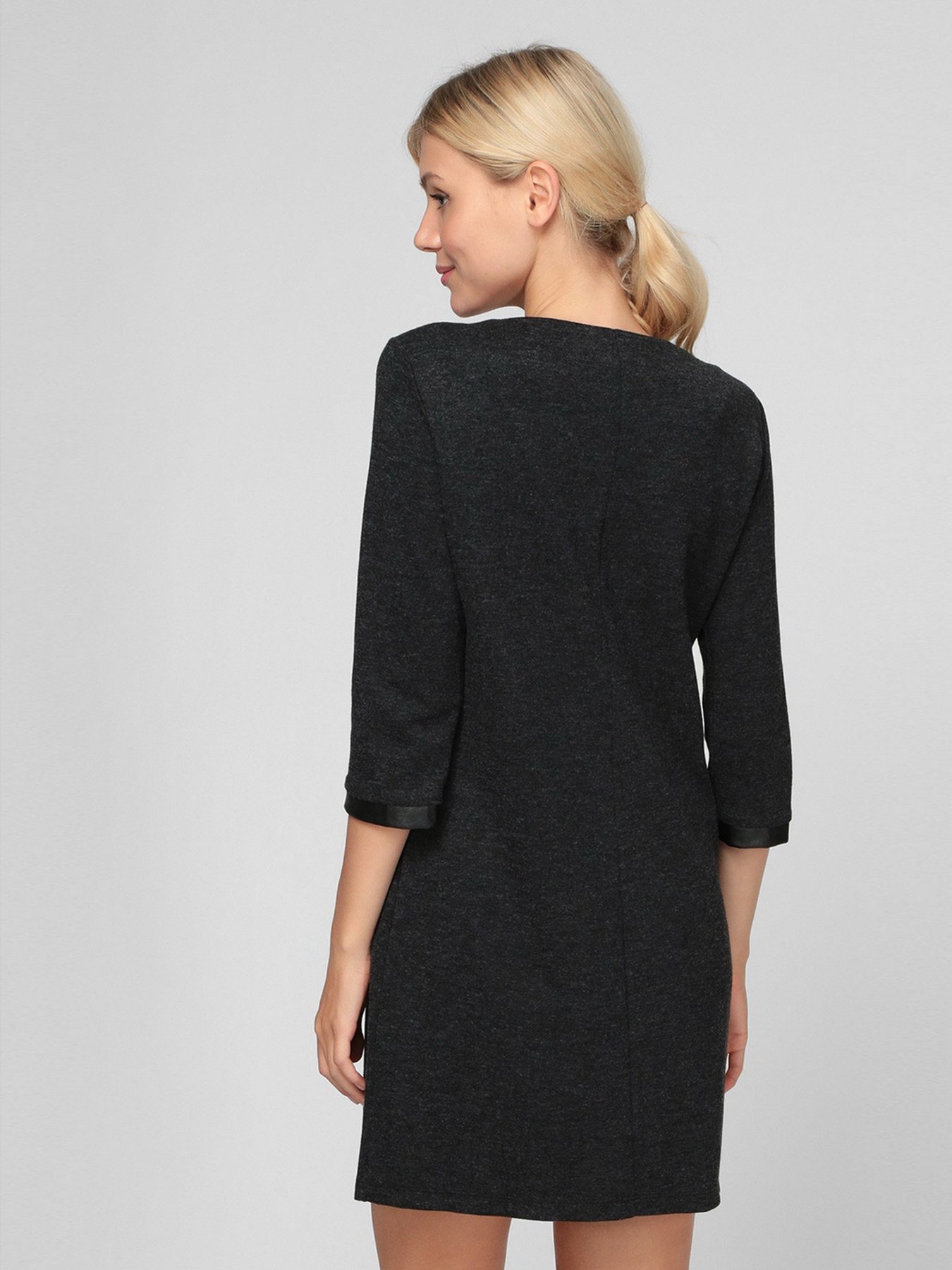 Платье мини Sassofono модель A201-SC-5403, АНТРАЦИТ Фото
