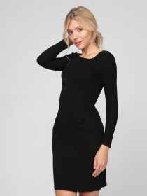 Платье мини Sassofono модель A201-SC-5432, ЧОРНИЙ Фото