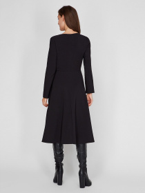 Платья Sassofono модель A201-SC-5445, ЧЕРВОНИЙ-ЧОРНИЙ Фото