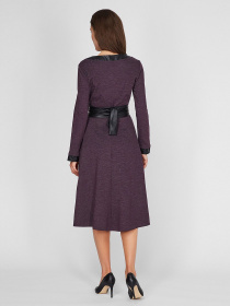 Платья Sassofono модель A201-SC-5471, БОРДОВИЙ Фото