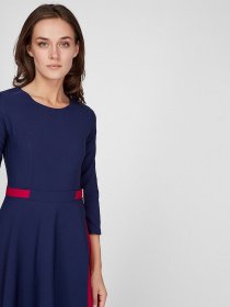 Платья Sassofono модель A201-SC-5972, СИНІЙ-1 Фото