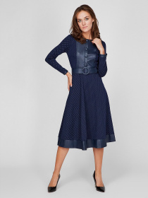 Платья Sassofono модель A201-SC-5994, СИНІЙ Фото
