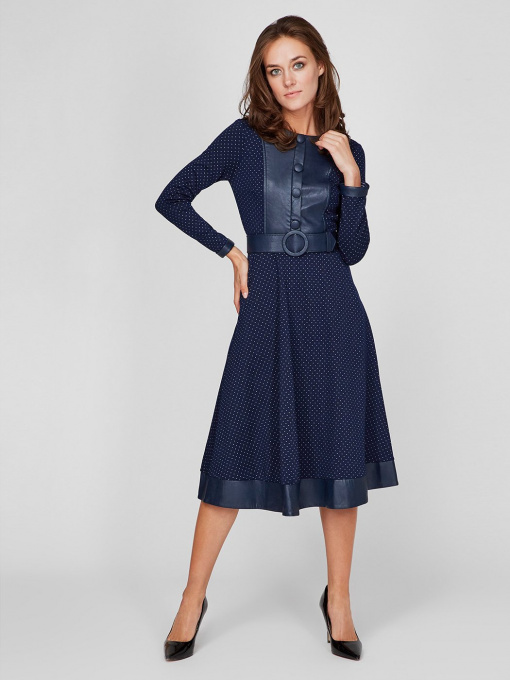 Платья Sassofono модель A201-SC-5994, СИНІЙ Фото