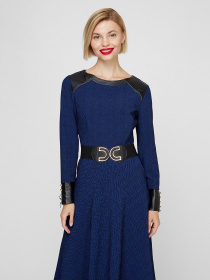 Платья Sassofono модель A201-SC-5995, ЕЛЕКТРИК Платья Sassofono модель A201-SC-5995, ЕЛЕКТРИК Фото