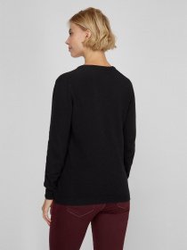 Джемпер Sassofono модель A191-SF-461111, Чорний Фото