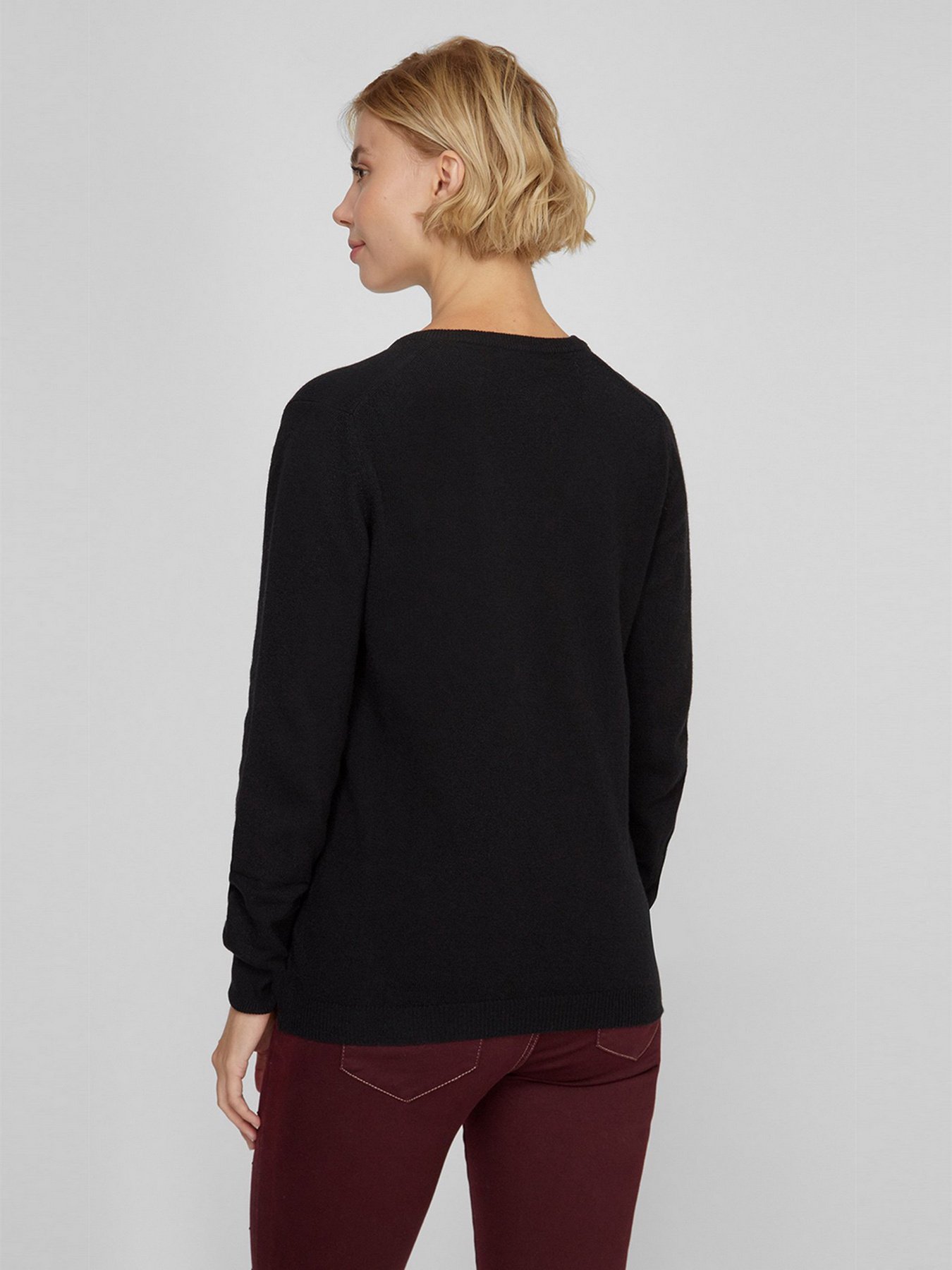 Джемпер Sassofono модель A191-SF-461111, Чорний Фото