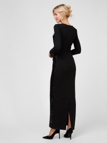 Платья Sassofono модель A201-SC-7072, ЧОРНИЙ Фото