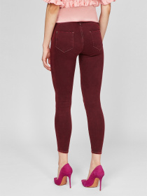 Скіні джинси Sassofono модель A191-SF-321014, Бордовий Фото