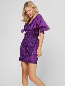 Платья Sassofono модель A201-SC-9386, ФІОЛЕТОВИЙ Фото
