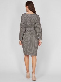 Платья Sassofono модель A201-SF-293171, КОРИЧНЕВИЙ Фото