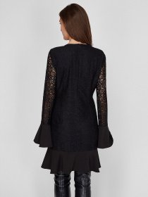 Платья Sassofono модель A201-SF-361171, ЧОРНИЙ-1 Фото