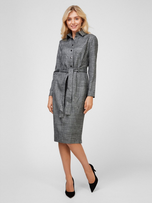 Платья Sassofono модель A201-SF-369171, ЧОРНИЙ Фото