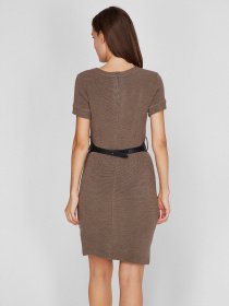 Платья Sassofono модель A201-SF-50703, НОРКОВИЙ Фото