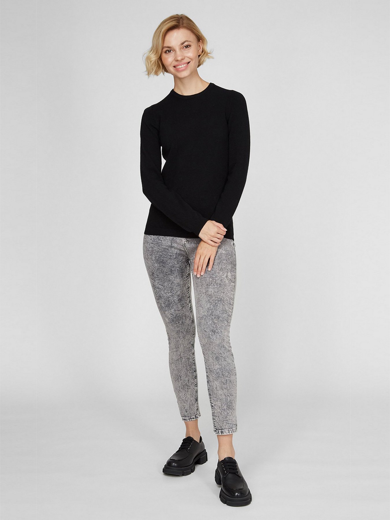 Джемпер Sassofono модель A191-SF-461112, Чорний Фото