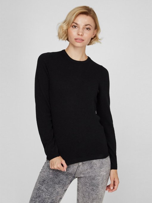 Джемпер Sassofono модель A191-SF-461112, Чорний Фото