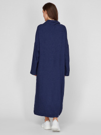 Платья Sassofono модель A201-SF-51509, ТЕМНО СИНІЙ Фото