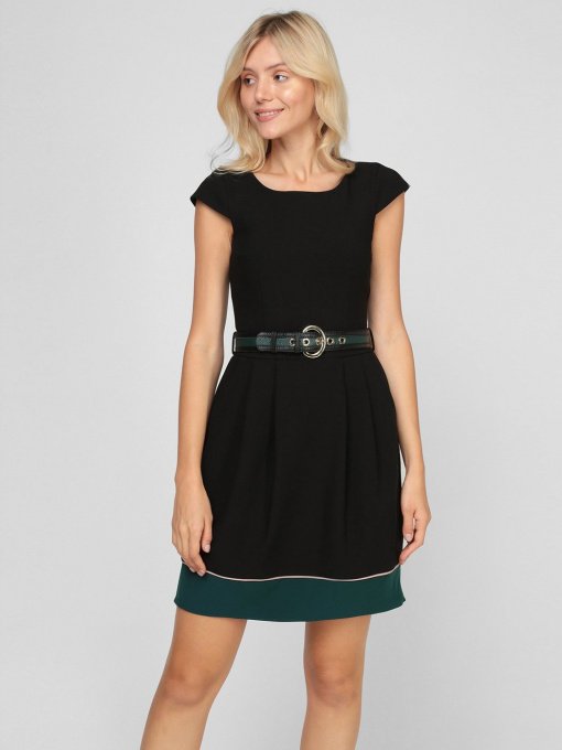 Платья Sassofono модель A201-SF-55314, ЧОРНИЙ Фото