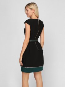 Платья Sassofono модель A201-SF-55314, ЧОРНИЙ Фото