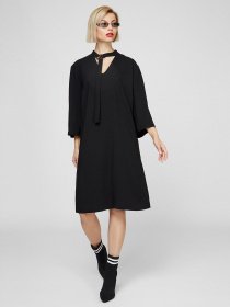 Платья Sassofono модель A201-SF-56563, ЧОРНИЙ Фото