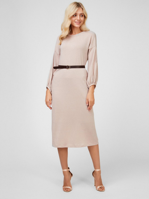 Платья Sassofono модель A201-SF-56751, ЛОСОСЕВИЙ Фото